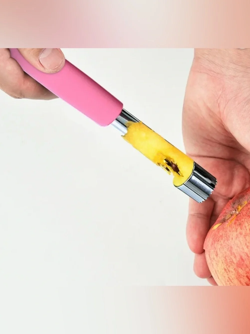 Pink Stainless Steel Apple Corer